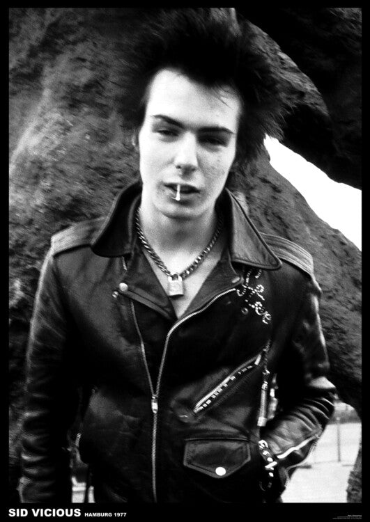 Sid Vicious - Hamburg 1977 – virallisesti lisensoitu juliste, 59.4×84.1 cm juliste