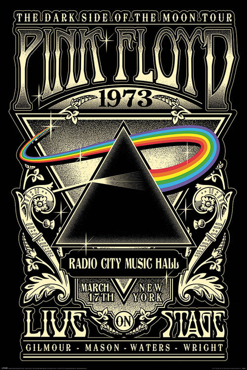 Pink Floyd - 1973 – virallisesti lisensoitu juliste, 61×91.5 cm juliste