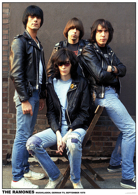 Ramones - Germany 1978 – virallisesti lisensoitu juliste, 59.4×84.1 cm juliste
