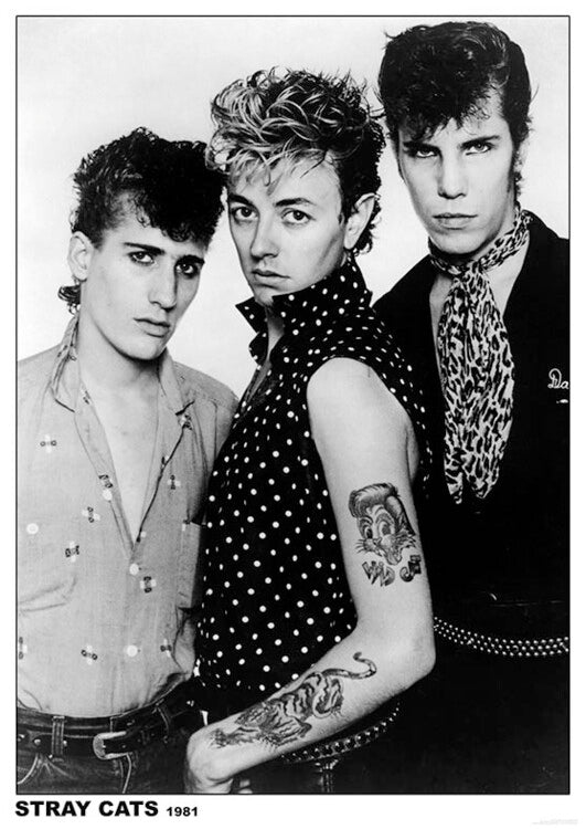 Stray Cats - Group – virallisesti lisensoitu juliste, 59.4×84.1 cm juliste