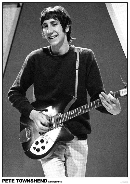 Pete Townshend / The Who - London 1966 (Rickenbacker) – virallisesti lisensoitu juliste, 59.4×84.1 cm juliste