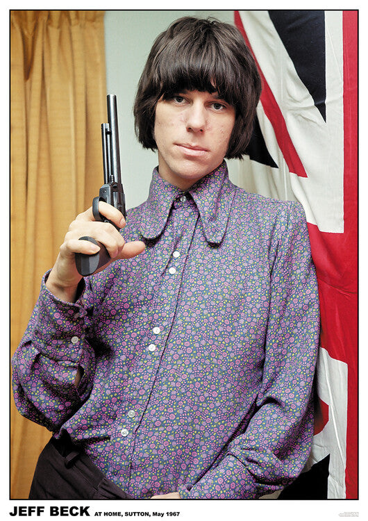 Jeff Beck - Sutton 1967 – virallisesti lisensoitu juliste, 59.4×84.1 cm juliste