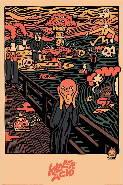 Killer Acid - Edvard Munch Scream – juliste juliste