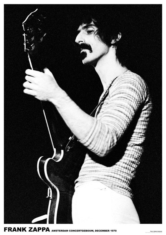 Frank Zappa - Amsterdam ’70 – virallisesti lisensoitu juliste, 59.4×84.1 cm juliste