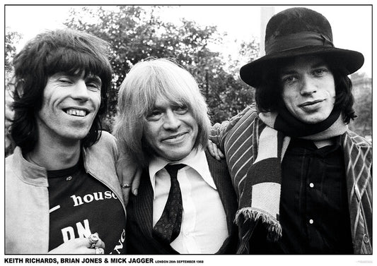 Rolling Stones - London 1968 – virallisesti lisensoitu juliste, 84.1×59.4 cm juliste