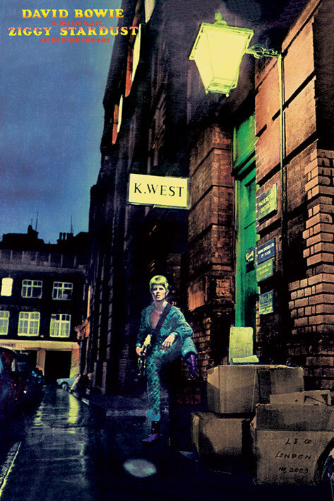 David Bowie - ziggy stardust – virallisesti lisensoitu juliste, 61×91.5 cm juliste