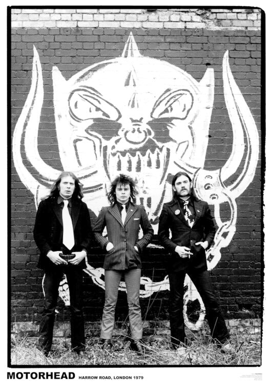 Motorhead - Harrow RD 1979 – virallisesti lisensoitu juliste, 59.4×84.1 cm juliste
