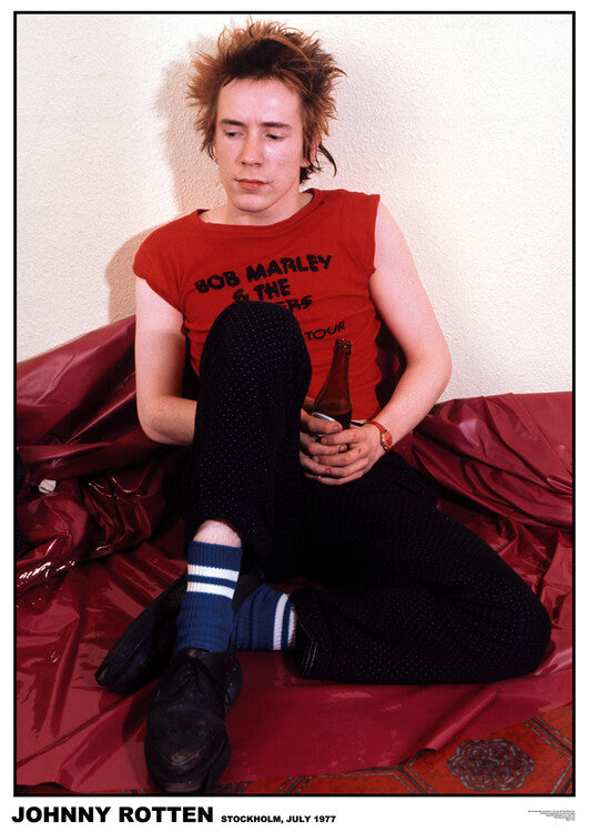 Johnny Rotten - Stockholm 1977 – virallisesti lisensoitu juliste, 59.4×84.1 cm