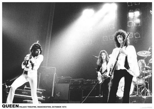 Queen - Palace Theatre, Manchester – virallisesti lisensoitu juliste, 84.1×59.4 cm juliste