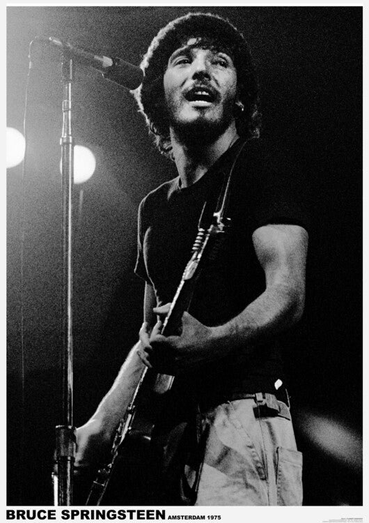 Bruce Springsteen - Amsterdam 1975 – virallisesti lisensoitu juliste, 59.4×84.1 cm juliste