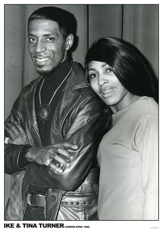 Ike and Tina Turner - London April 1968 – virallisesti lisensoitu juliste, 59.4×84.1 cm juliste