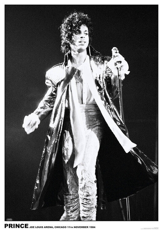 Prince - Joe Louis Arena, Chichago – virallisesti lisensoitu juliste, 59.4×84.1 cm juliste