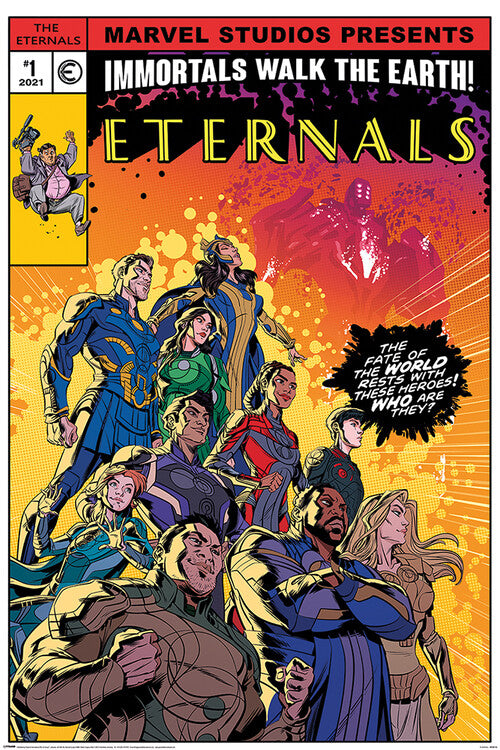 The Eternals - Immortals Walk the Earth – juliste juliste