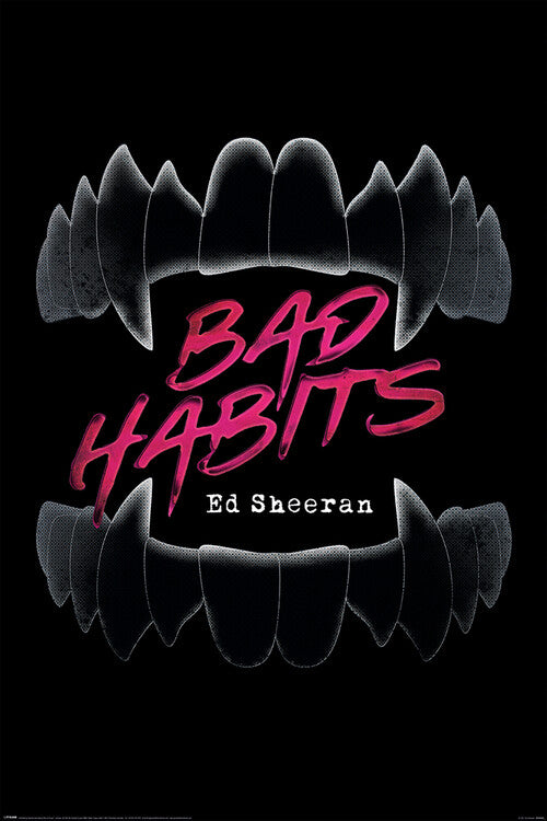 Ed Sheeran - Bad Habits – virallisesti lisensoitu juliste, 61×91.5 cm juliste