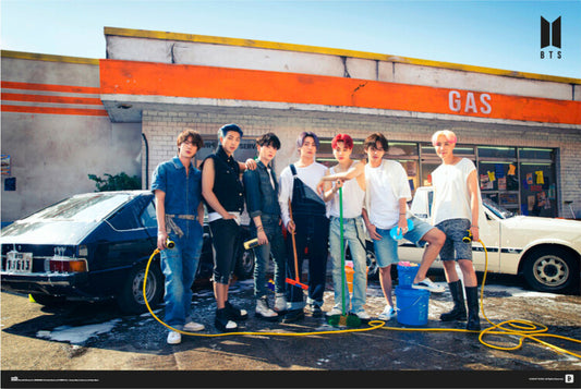 BTS - Gas Station – virallisesti lisensoitu juliste, 91.5×61 cm juliste