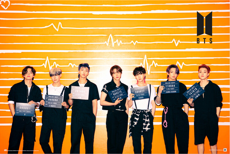 BTS - Police Dept – virallisesti lisensoitu juliste, 91.5×61 cm