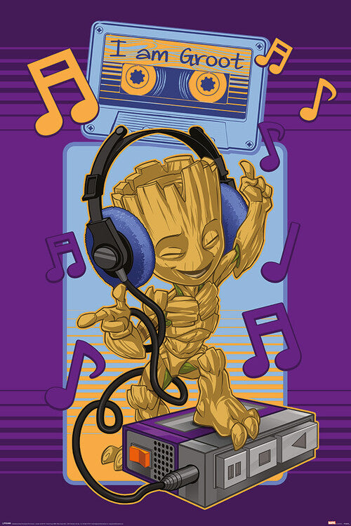Guardins of the Galaxy - Groot Cassette – juliste juliste