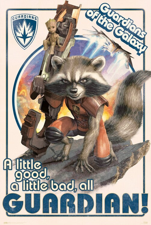 Guardians of the Galaxy - Rocket and Baby Groot – juliste juliste