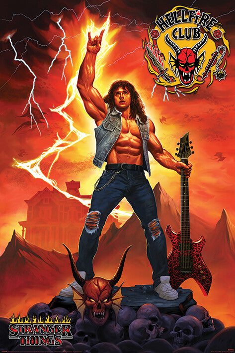Stranger Things 4 - Hellfire Club Rock God – juliste juliste