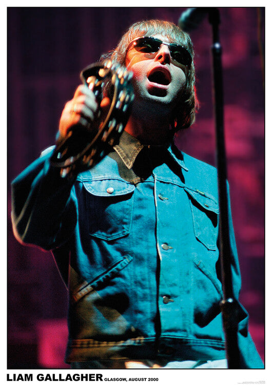 Liam Gallagher - Oasis Glasgow 2000 – virallisesti lisensoitu juliste, 59.4×84.1 cm juliste