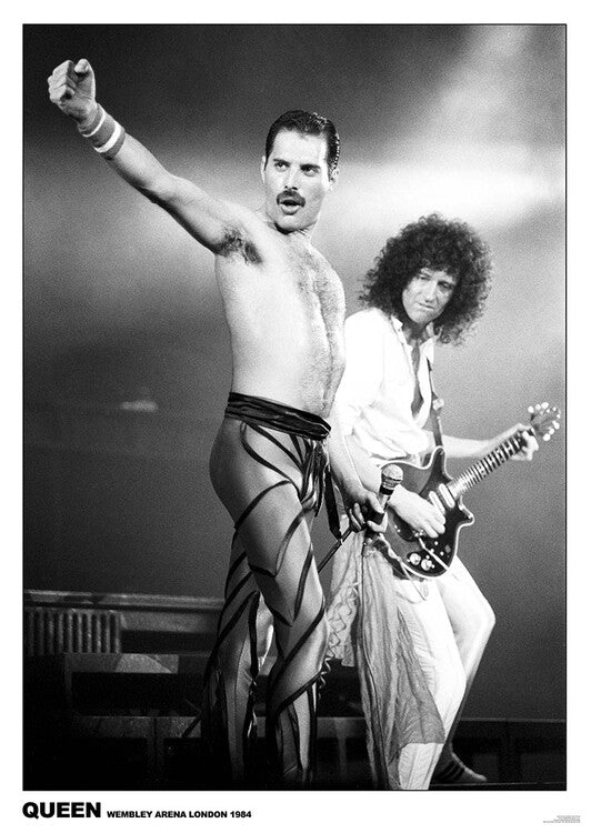 Queen - Wembley 1984 – virallisesti lisensoitu juliste, 59.4×84.1 cm juliste