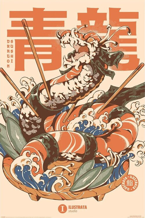 Ilustrata - Dragon Sushi – juliste