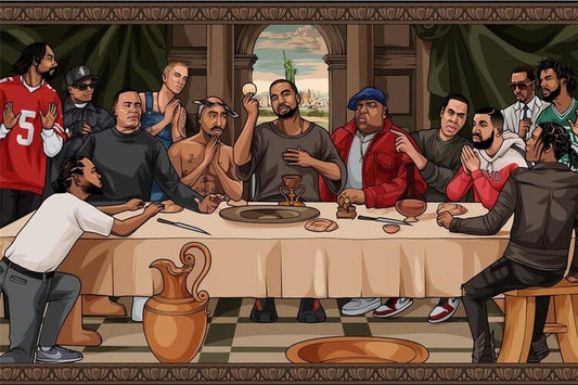 The Last Supper Of Hip Hop – virallisesti lisensoitu juliste, 91.5×61 cm juliste