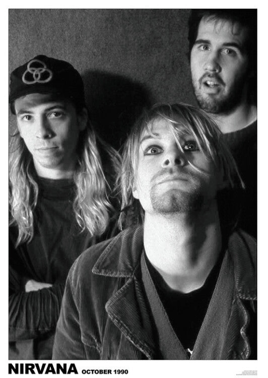 Nirvana - October 1990 – virallisesti lisensoitu juliste, 59.4×84.1 cm