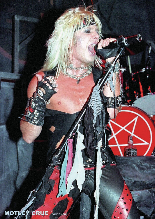 Motley Crue - Vince – virallisesti lisensoitu juliste, 59.4×84.1 cm juliste