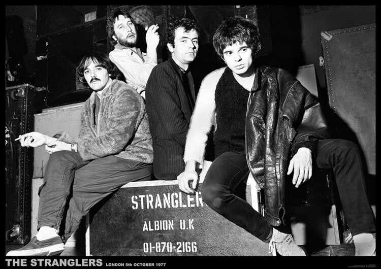 The Stranglers - London 1977 – virallisesti lisensoitu juliste, 84.1×59.4 cm