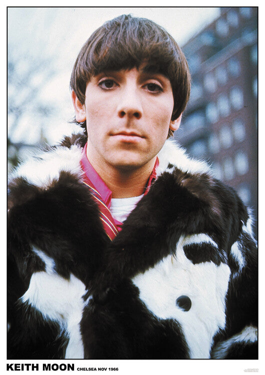 Keith Moon - Chelsea November 1966 – virallisesti lisensoitu juliste, 59.4×84.1 cm juliste