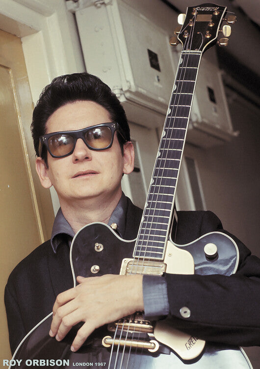 Roy Orbison - Colour with Gretsch London 1967 – virallisesti lisensoitu juliste, 59.4×84.1 cm juliste