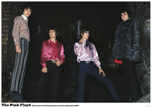 Pink Floyd - UFO Festival London September 1967 – virallisesti lisensoitu juliste, 84.1×59.4 cm juliste