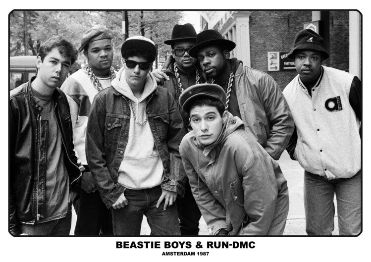Beastie Boys / Run Dmc - Amsterdam 1987 – virallisesti lisensoitu juliste, 84.1×59.4 cm juliste