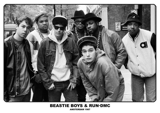 Beastie Boys / Run Dmc - Amsterdam 1987 – virallisesti lisensoitu juliste, 84.1×59.4 cm juliste