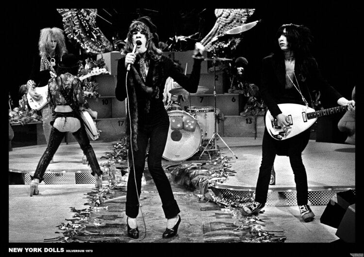 New York Dolls - stage shot – virallisesti lisensoitu juliste, 84.1×59.4 cm