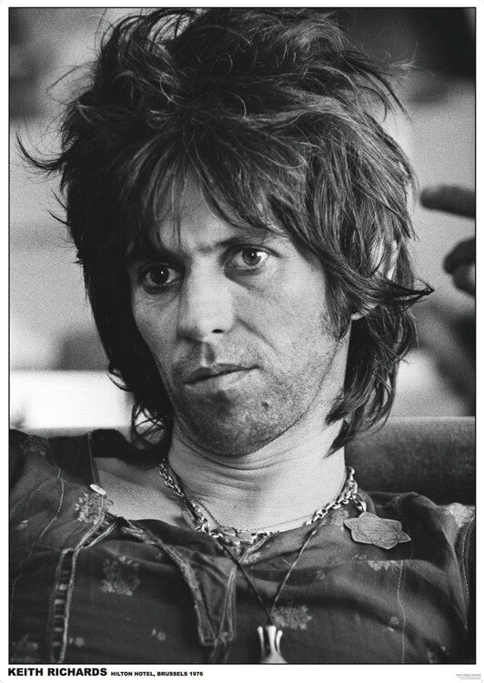 Keith Richards - Hilton – virallisesti lisensoitu juliste, 59.4×84.1 cm juliste