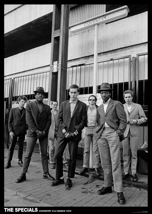 Specials - Coventry 1979 – virallisesti lisensoitu juliste, 59.4×84.1 cm juliste