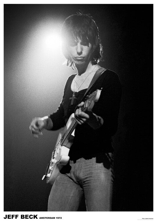 Jeff Beck - Rotterdam 1972 – virallisesti lisensoitu juliste, 59.4×84.1 cm juliste
