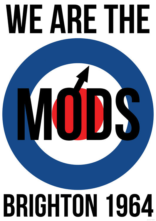 Mods - Target / We Are The Mods 1964 – virallisesti lisensoitu juliste, 59.4×84.1 cm juliste