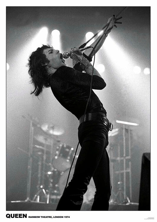 Queen - Live In The Rainbow – virallisesti lisensoitu juliste, 59.4×84.1 cm juliste