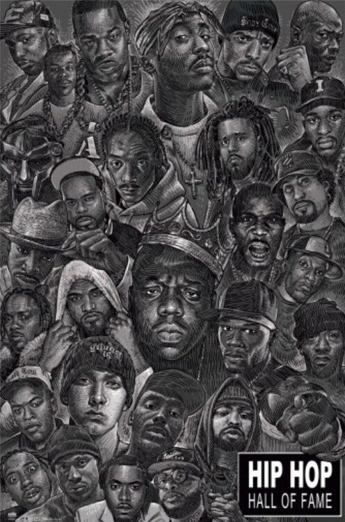Hip Hop - All Stars – virallisesti lisensoitu juliste, 61×91.5 cm juliste