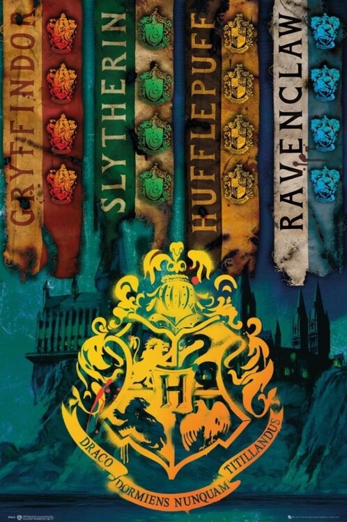 Harry Potter - House Flags – juliste