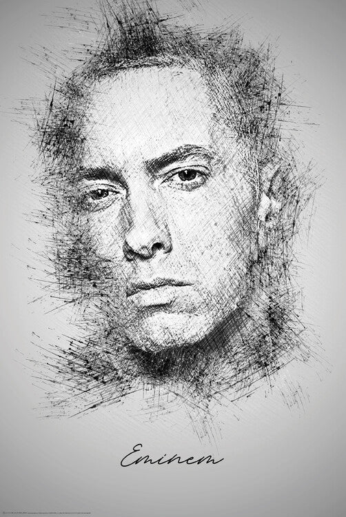Rapper Sketch – virallisesti lisensoitu juliste, 61×91.5 cm juliste