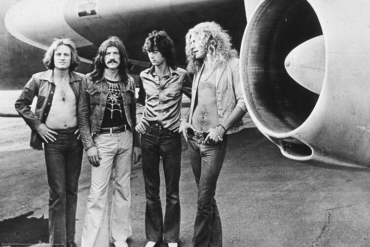 Led Zeppelin With The Starship, 1973 – virallisesti lisensoitu juliste, 61×91.5 cm juliste