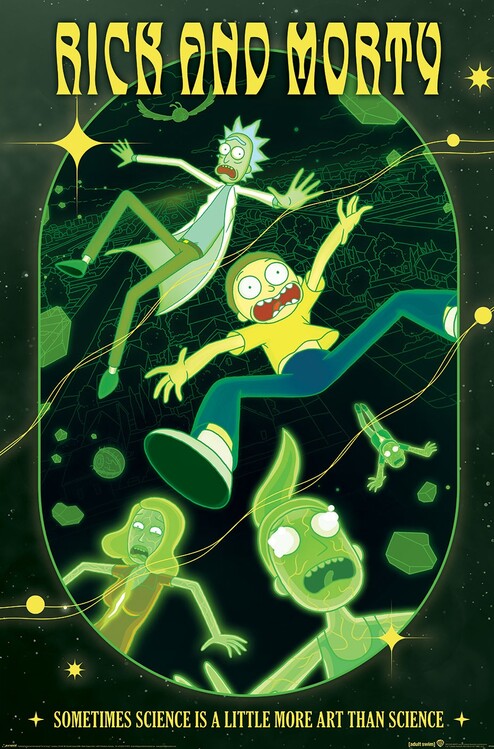 Rick and Morty - Rave Rickrival – juliste juliste