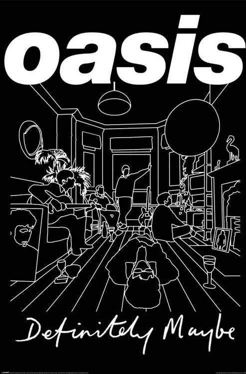 Oasis - Definitely Maybe Ar – virallisesti lisensoitu juliste, 61×91.5 cm juliste