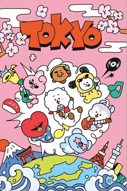BT21 - World Voyage – juliste