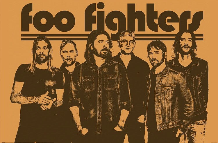 Foo Fighters - Group – virallisesti lisensoitu juliste, 91.5×61 cm juliste