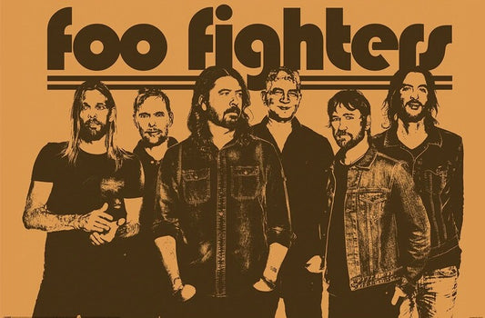 Foo Fighters - Group – virallisesti lisensoitu juliste, 91.5×61 cm juliste